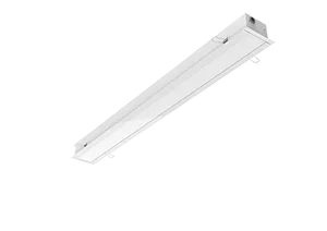 Светодиодный светильник VARTON G-line 1130х100х80 мм 54 Вт 3000 К с опаловым рассеивателем аварийный автономный постоянного действия RAL9003 белый муар