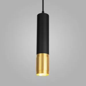 Подвесной светильник Eurosvet черный/золото DLN108 GU10