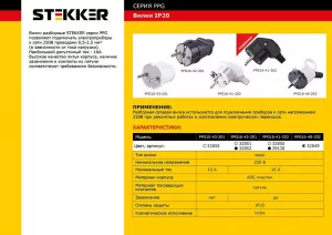 Вилка STEKKER PPG16-42-201