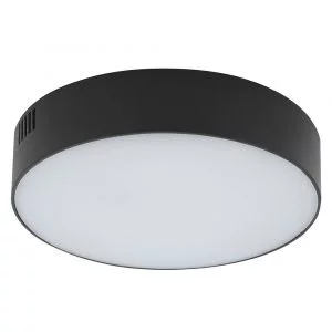 Потолочный cветильник Nowodvorski Lid Round Led Black 10407