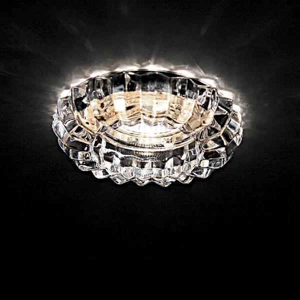 Светильник точечный встраиваемый декоративный под заменяемые галогенные или LED лампы Solo ray Lightstar 002120