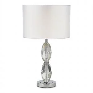 Прикроватная лампа ST-Luce Хром, Голубой/Белый E27 1*40W LINGOTTI SL1759.104.01