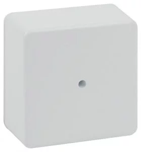 Распаячная коробка ЭРА BS-W-100-100-50 для кабель-канала белая 100х100х50мм IP40