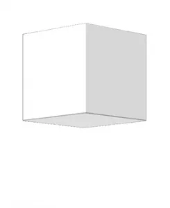 Потолочный светодиодный светильник IZAR CUBE S 150 WH LED 4000K