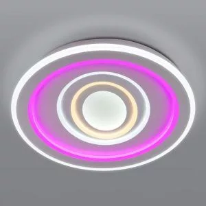 Потолочный светильник с подсветкой Eurosvet белый 90214/1