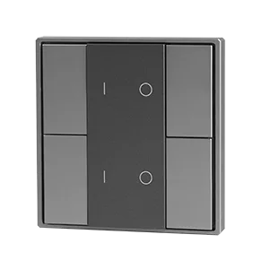 Кнопочная панель 4-х кл. (2 группы), металлический корпус, серый DA-SW-G2-PG