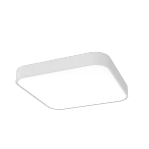 Светодиодный светильник VARTON COSMO Q подвесной 90 Вт 3000 К 900x900 мм RAL9003 белый муар с рассеивателем опал DALI
