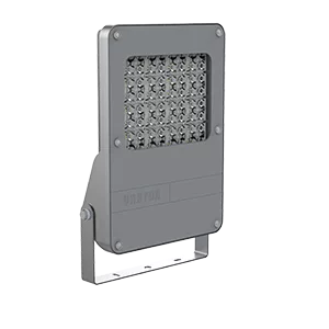 Светодиодный светильник "ВАРТОН" прожектор FL-Pro 80° 150 Вт 3000К RAL7045 муар