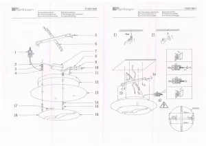 Потолочный светильник De Markt Иланг серебристый 712011601