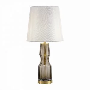 Прикроватная лампа ST-Luce Коньячный,Латунь/Серый E27 1*40W SAYA SL1005.704.01