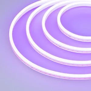 Образец Гибкий неон GALAXY-1206-5000CFS-2835-100 12V Purple 0.5M (12x6mm, 12W, IP67) (Arlight, 12 Вт/м, IP67)