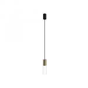 Подвесной светильник Nowodvorski Cylinder M Brass/Black 7868