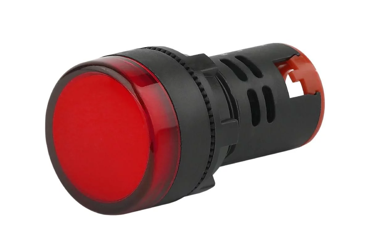 Лампа ЭРА BLS10-ADDS-012-K04E светосигнальная AD22DS LED матрица d22мм красный 12В AC/DC