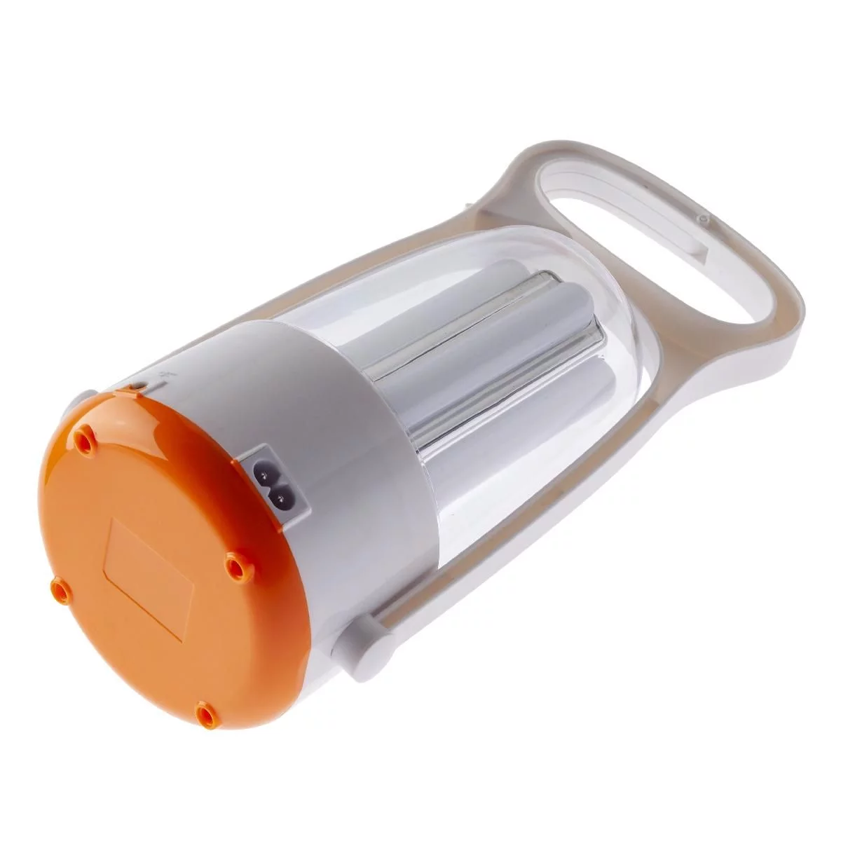 Фонарь кемпинговый светодиодный ЭРА KA55S аккумуляторный с диммером и складным крючком яркий светильник бело-оранжевый