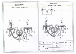 Настенный светильник CHIARO Каролина золотой 367026002