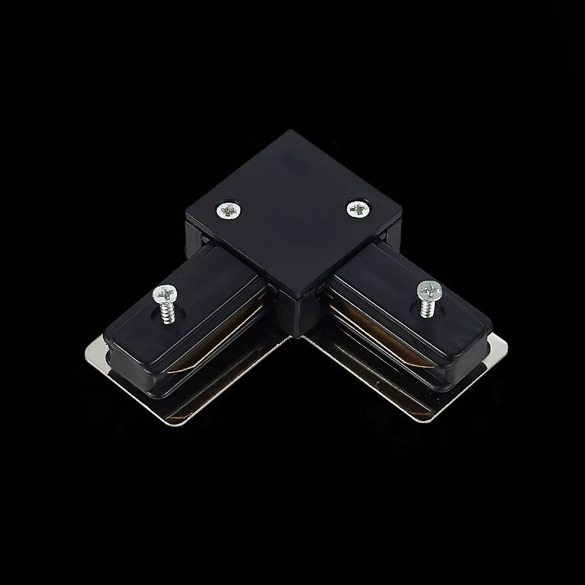 Коннектор угловой ST-Luce Черный Однофазная трековая система ST002.429.00