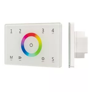 Панель Sens SMART-P83-RGB White (230V, 4 зоны, 2.4G) (Arlight, IP20 Пластик, 5 лет)