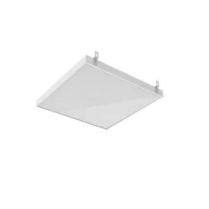 Светодиодный светильник "ВАРТОН BASIC" грильято 588*588*50мм 60 ВТ 5000К с планками для подвеса с призматическим рассеивателем