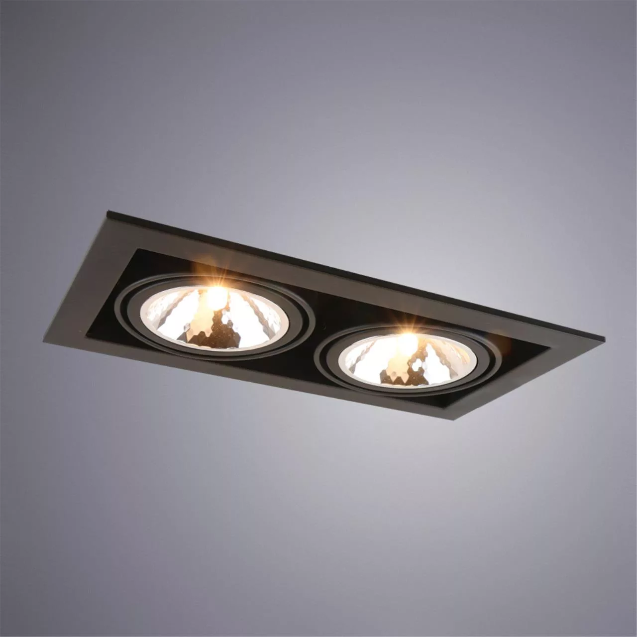 Точечный встраиваемый светильник Arte Lamp CARDANI SEMPLICE Черный A5949PL-2BK