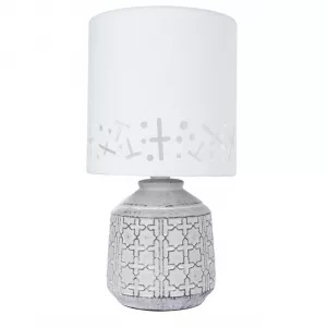 Декоративная настольная лампа Arte Lamp BUNDA Серый A4007LT-1GY