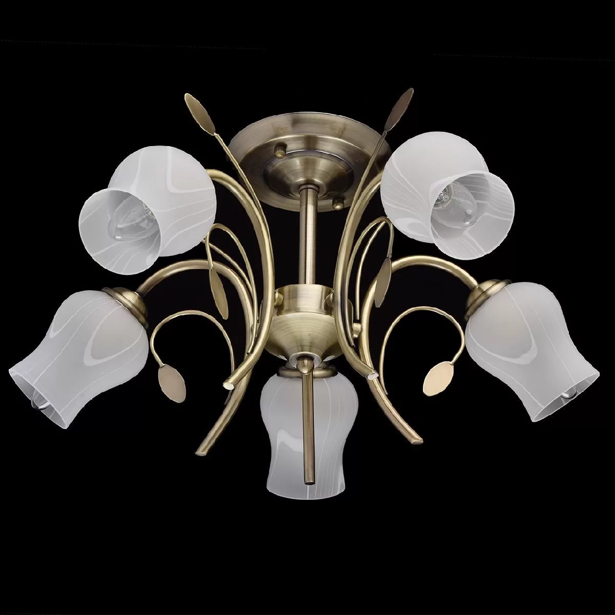 Потолочный светильник MW-Light Флора коричневый 256018205