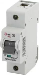 Автоматический выключатель ЭРА PRO NO-902-265 ВА47-100 1Р 80А кривая С 10 кА