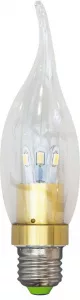 Лампа светодиодная, 6LED(3.5W) 230V E27 6400K золото, LB-71