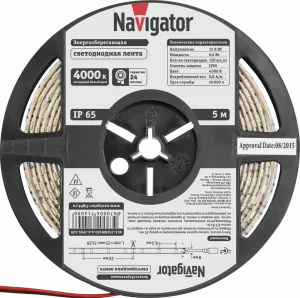 СД Лента Navigator 80 308 NLS-3528W120-9.6-IP65-12V-Pro R5