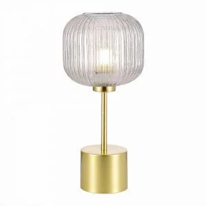 Прикроватная лампа ST-Luce Латунь/Коньячный E27 1*60W GRAN SL1154.314.01