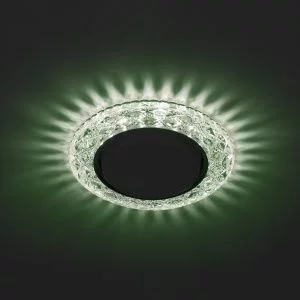 DK LD24 GR/WH Светильник ЭРА декор cо светодиодной подсветкой Gx53, зеленый (50/1000)