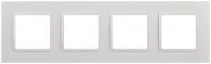 Рамка для розеток и выключателей ЭРА Elegance 14-5014-01 Classic, на 4 поста, белый