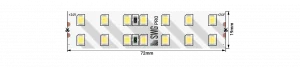 Лента светодиодная 196 LED/м, 20 Вт/м, 24В, IP20, Цвет: Теплый белый SWG2P196-24-20-WW-20 SWG