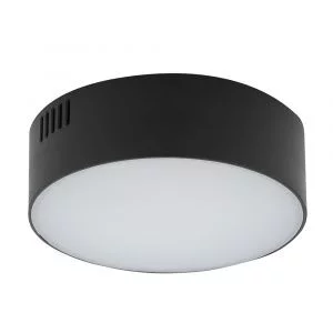 Потолочный cветильник Nowodvorski Lid Round Led Black 10406