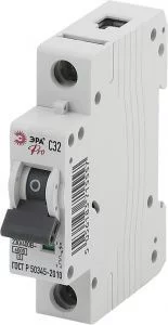 Автоматический выключатель ЭРА PRO NO-901-49 ВА47-63 1P 32А кривая C 6кА