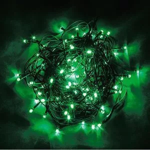 Светодиодная гирлянда Feron CL05 линейная 10м +1.5м 230V зеленый, c питанием от сети, контроллером, зеленый шнур