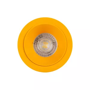 Встраиваемый светильник, IP 20, 50 Вт, GU10, желтый, алюминий