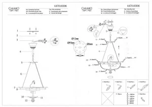 Потолочный светильник MW-Light Патриция  хром 447010306