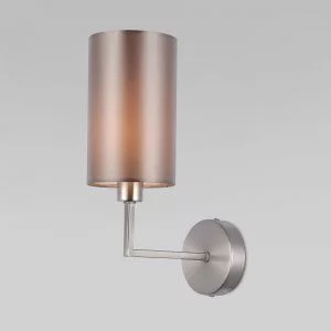 Настенный светильник с абажуром Eurosvet никель 60134/1