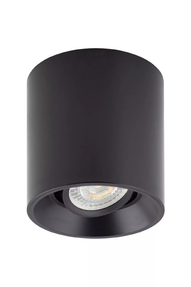 Светильник накладной IP 20, 10 Вт, GU5.3, LED, черный, пластик