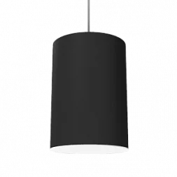 Светодиодный светильник VARTON DL-Roll подвесной 9 Вт 3000 К 120х170 мм RAL9005 черный муар с рассеивателем опал