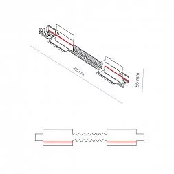 Коннектор для трехфазной трековой системы  прямой гибкий Nowodvorski Ctls Power White 8676