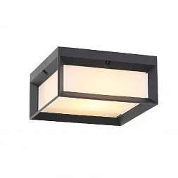 Светильник уличный потолочный ST-Luce Черный/Белый LED 1*12W 3000K CUBISTA SL077.402.01