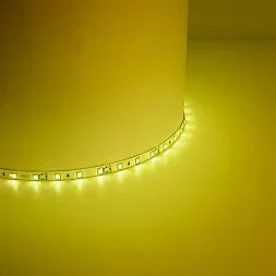 Светодиодная LED лента Feron LS604, 60SMD(2835)/m 4.8W/m 12V IP65 5m желтый