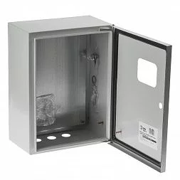Корпус металлический ЭРА SIMPLE ЩМПг-04 с окном (400х300x175) IP54 У2 серый