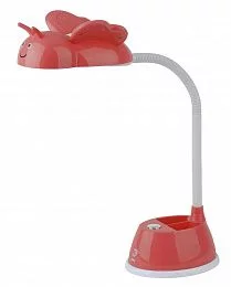Настольный светильник ЭРА NLED-434-6W-R светодиодный красный