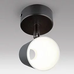 Настенно-потолочный светодиодный светильник DLR025 5W 4200K черный матовый Elektrostandard a039690