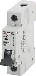 Автоматический выключатель ЭРА PRO NO-900-06 ВА47-29 1P 4А кривая C 4,5кА