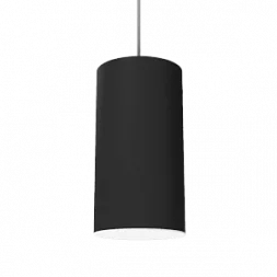 Светодиодный светильник VARTON DL-Roll подвесной 12 Вт 3000 K 90х170 мм RAL9005 черный муар с рассеивателем опал