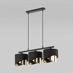 Подвесной светильник с тканевыми абажурами TK Lighting Grant Black 4824