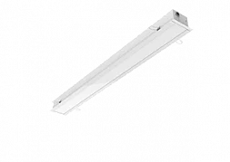 Светодиодный светильник VARTON G-line 1130х100х80 мм 54 Вт 3000 К с опаловым рассеивателем аварийный автономный постоянного действия RAL9003 белый муар